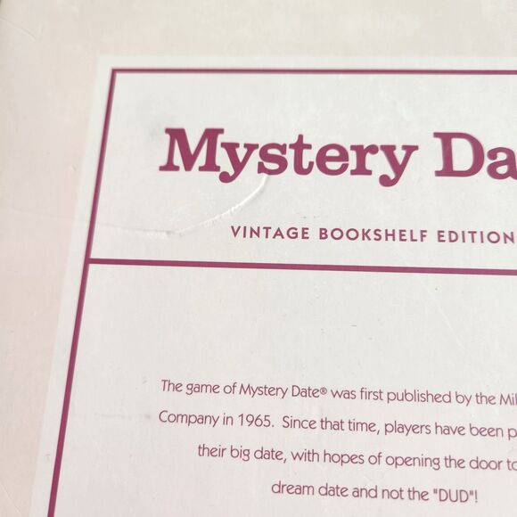 Mystery Date Board Game Vintage Bookshelf Edition Sealed Components Complete - Picture 3 of 16